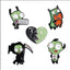 Funny Animal Sets Enamel Pins Cartoon Anime Figure Ghost Spooky Cute Cat Bird Brooches Backpack Lapel Badge Punk Jewelry Gifts