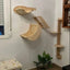 Cat Climbing Shelf Scraper for Cats Bridge Channel Beds And Furniture Cat Tree Tower Cat Toy Interactive Pet Accessories