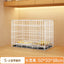 Dog Cage Small Dog Indoor Folding with Toilet Teddy Bigbear Medium Dog Corgi Border Pet Kennel
