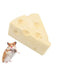Calcium Grinding Stones For Hamsters Cheese Shape Calcium Stone Chew Toys Mineral Chew Toy Small Chewing Toys For Gerbil Small