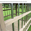 Outdoor Waterproof Solid Wood Stainless Steel Anti-corrosion Kennel Rainproof Large Dog House Golden Retriever Kennel Small Hous