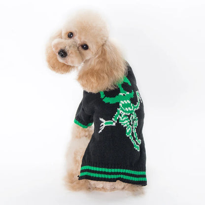 Dog Clothes Halloween Dog Costume Pumpkin Print Clothing Dog Sweater Chihuahua French Bulldog Korea Dog Cat Luxury Pet Clothes