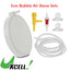 UXCELL 5cm Fish Tank Bubblers Air Stone Nano Air Disk Stone Sets Mini Air Pump Accessories with Tube Suction Cups Air Valve