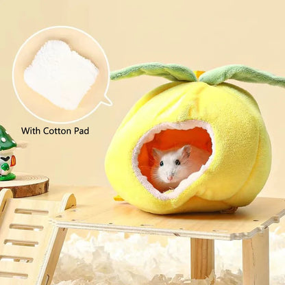 Winter Warm Hamster Cotton Nest Bird Parrot House Hammock  Bed House Toys Cage Hamster Small Animal Hideout Cave Pet Supplies