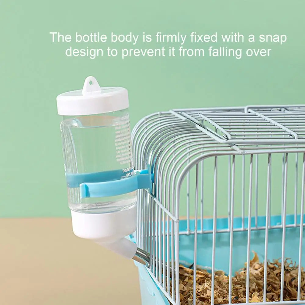 80/60ml Hamster Water Fountain Pet Water Bottle Gerbil Automatic Feeder Feeding Small Pet Water Dispenser Holder Suspension