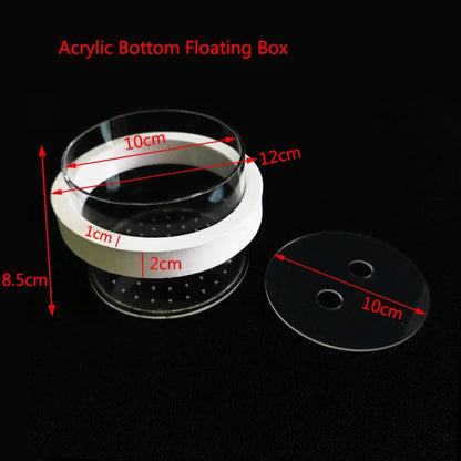 Acrylic Floating Fish Breeding Isolation Box Aquarium Breeder Feeder Fish Tank Hatching Incubator Aquarium Hatchery Accessory