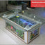 Wholesale aquarium  tank living room sofa table top ultra white curling coffee table ecological glass fish tank