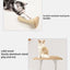 Cat Climbing Shelves Wall Mounted Cat Tree Wooden Furniture Scratcher Jumping Platform Rope Ladder Cat Sleeping and Playing