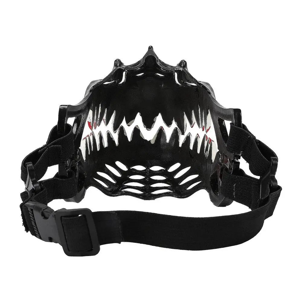 Halloween Dog Muzzle With Teeth Creepy Dog Costume With Large Teeth Spooky Prop Halloween Dog Costume Hilarious Dog Muzzle