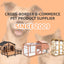 Easy Opening Wooden Animal Cage with Interior Stairs Small House for Hamsters Chinchillas Rabbits Cats Dogs