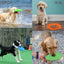Fashion Pet Dog Silicone Game Frisbeed Dog Toy Flying Discs Trainning Interactive Toys Pet Supplies Flying Disc 15/18/22cm