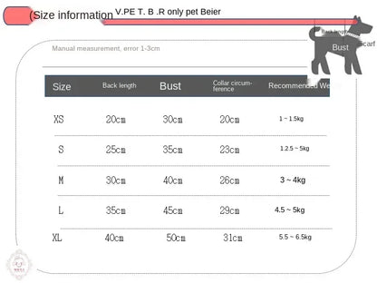 Puppy Dog Pet Stripe Costume Princess Dress Lace Pleated Lapel Stripe Bownot Princess Dress Denim Skirt XS-L Pet Supplies