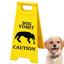 Cat Dog Vomit Caution Sign Funny Creative Dog Cat Vomit Caution Sign 3D Printed Yard Sign Cat Dog Vomit Warning Sign Board