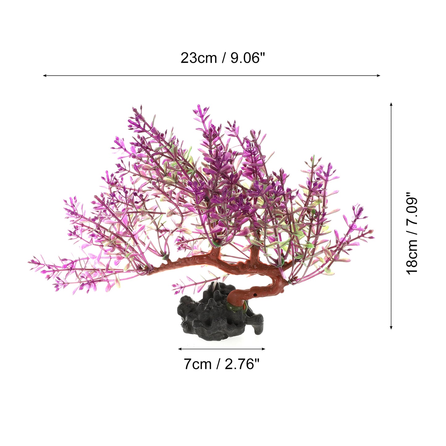 UXCELL Artificial Plants Grass Aquarium Plastic Water Weeds Ornament Fish Tank Flower Plants Tree Decoration Accessories