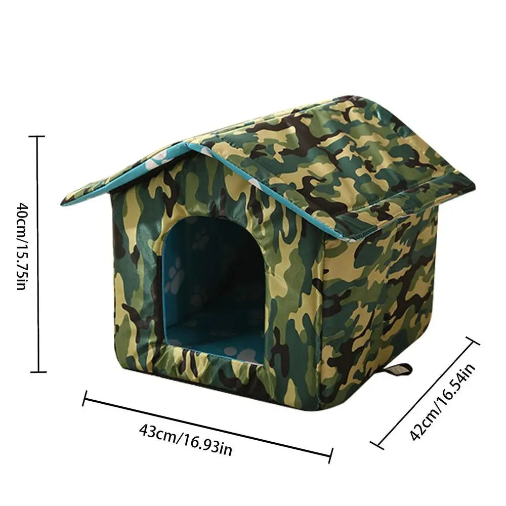 Outdoor Pet House For Winter Cat House For Outdoor Winter Proof Cat Shelter With Removable Soft Mat Easy To Assemble Igloo Dog