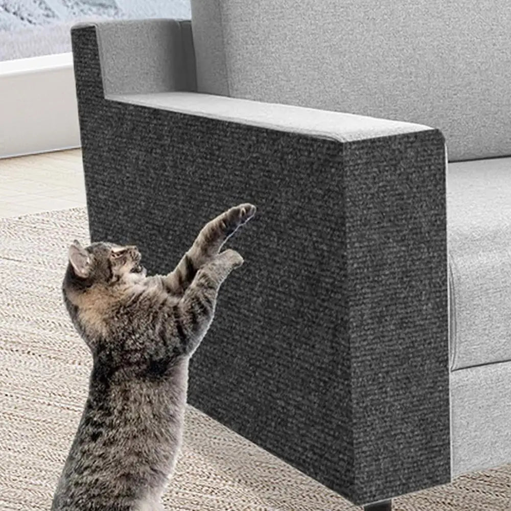 Cat Scratching Mat Self-Adhesive Trimmable Carpet Cat Pet Scratcher for Anti-scratching Sofa Furniture Protection Cat Accessorie