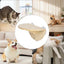Cat Window Perch 2-In-1 Cordless Cat Hammock Kitten Window Seat With 3 Suction Cups Wooden Wall Mounted Cat Climber Pet Step