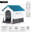 Plastic Kennel Four-season Universal Sunscreen Dog Shed Large, Medium and Small Dogs Outdoor Rainproof Pet Nest with Toilet Dog