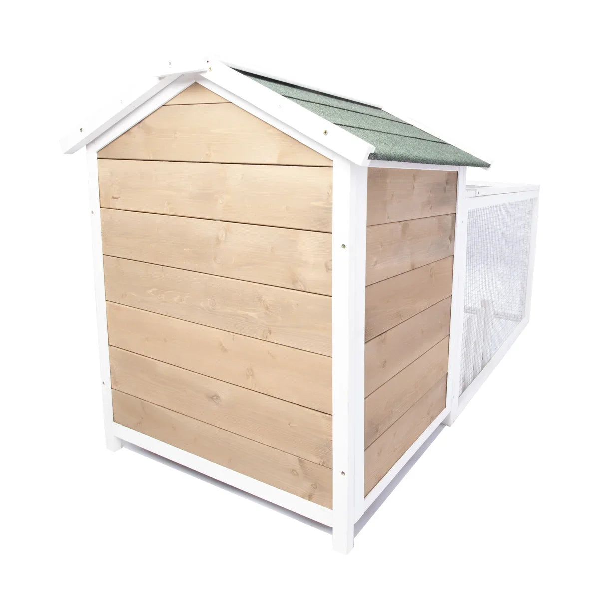 in stock FCS Cheap Outdoor Wooden small animal cage pet rabbit hutch bunny House