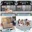 UXCELL Dog Car Seat Cover for Back Seat Waterproof Pet Seat Protector Casual Silod Travel Mats for Dogs Cats