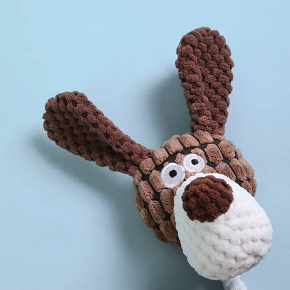Pet Toys Plush Dog Toys Squeaky Dog Toys Stuffed Toys for Small Medium Large Dogs Animals Toys Puppy Chew Toy with Clean Teeth