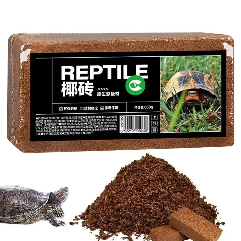 Coconut Substrate For Reptile Coconut Coir Bricks Cocofiber Substrate Reptile Bedding Natural Husk Bedding Moisturizing