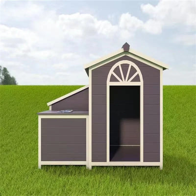 Dog House Outdoor Solid Wood Kennel Outdoor Rain and Sun Protection Dog House Medium and Large Kennel Dog Villa Wooden Pet Nest