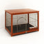 Yitongju new solid wood dog cage indoor luxury dog villa large, medium and small Shiba Inu Corgi pet kennel cage