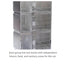 Hot Selling 304 Stainless steel high end cat cage with independent cat toilet