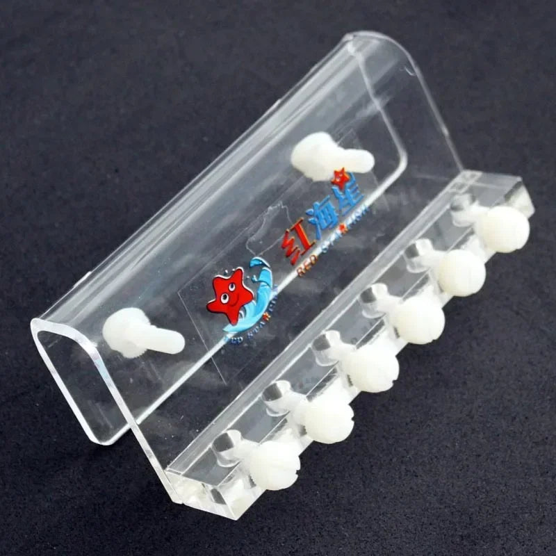 Red Starfish 4/6/8 Way Soft Tube Fixture Holder Aquarium Transparent Soft Hose Dosing Pump Soft Tube Rack Fish Tank Accessories