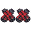 Anti-Slip Dog Socks Adjustable Pet Non-Slip Paw Protection with Paw Pattern for Puppy Dog Indoor Traction Control Wear on Floor