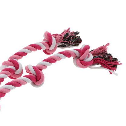 UXCELL Dog Chew Toys Knots Shape Braided Cotton Teeth Cleaning Rope Casual Puppy Bite-resistant Chewing Rope Pet Products