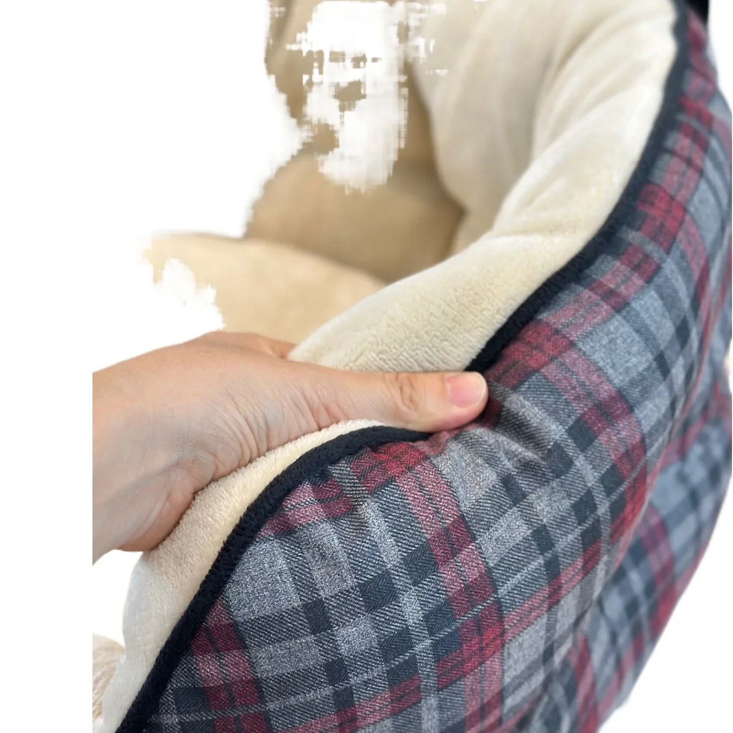Kennel deep sleep high backrest small and medium sized teddy fight warm thickened autumn and winter new kennel cat litter dog