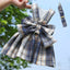 Pet Jk Plaid Dress Dog Harness and Leash Set Bow Skirt Kitten Puppy Vest Luxury Dog Clothes Chihuahua Dog Outfits Bichon Items