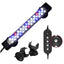UXCELL 20CM Aquarium LED Light 8W Fish Tank Light 7 Color Timer Function 1 Set  for Fish Tank Fish and Aquatic Pet