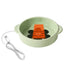 Heated Pet Water Bowl Outdoor Pet Heated Waterer 15W Thermostatic Control Ceramic Travel-Friendly Anti-slip Heated Pet Bowl