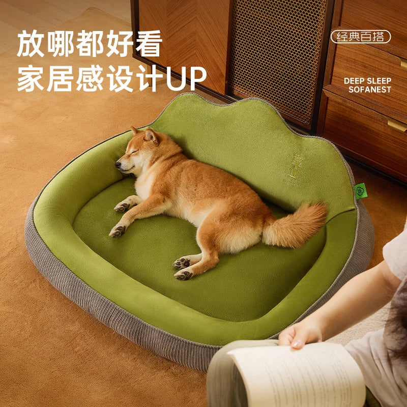 Kennel Universal Sleeping Pad Corgi Shiba Inu Dog Bed Removable and Washable Winter Warm Pet Nest Dog Mat