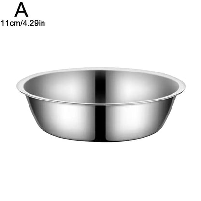 Stainless Steel Pet Bowl, Dog And Cat Food Bowl, Thickened Non-slip Bowl, Anti-fall, Not Easy To Deform, Easy To Clean 1pcs