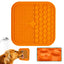 Silicone Licking Pad Pet Dog Suction Lick Pad Bath Peanut Butter Slow Eating Licking Feeder Cats Lickmat Feeding Dog Lick Mat