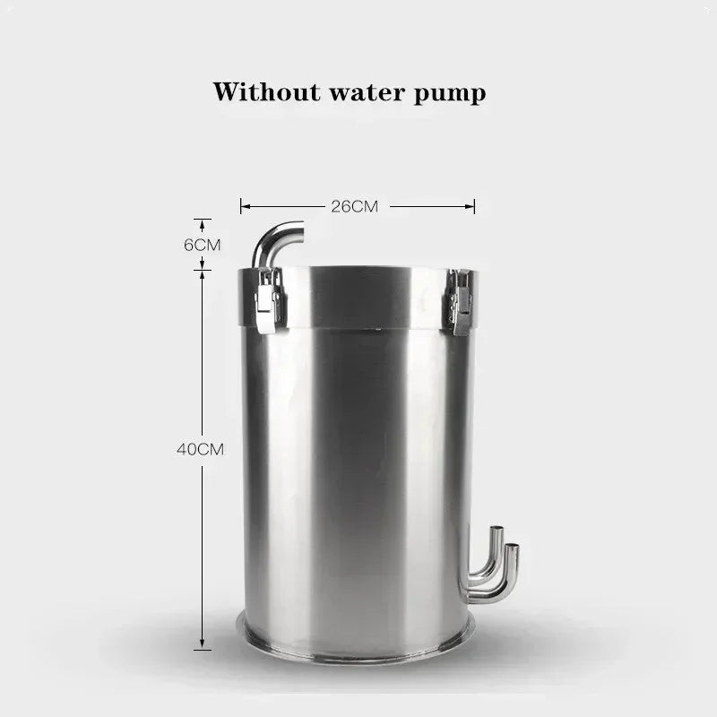 Premium Quality Aquarium Canister Stainless Steel Pro External Canister Filter ADA Style Fish Tank Filter Bucket filtro acuario
