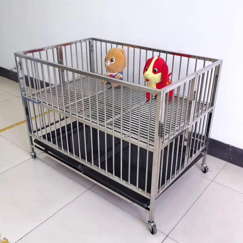 LIZE PET Veterinary Equipment High Quality 304 Stainless Steel dog cat cage kennels Veterinary Cages