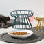 1 Set Pet Ceramic Bowl Iron Rack Cat Food Snacks Canned Plate Anti-Black Chin Anti-Turning Water Does Not Leak Easy To Eat