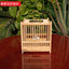 Grasshopper Cage, Bamboo Single Grid, Pure Handmade Bamboo Woven Cage, Classic Insect Crawling Tool with Drawer