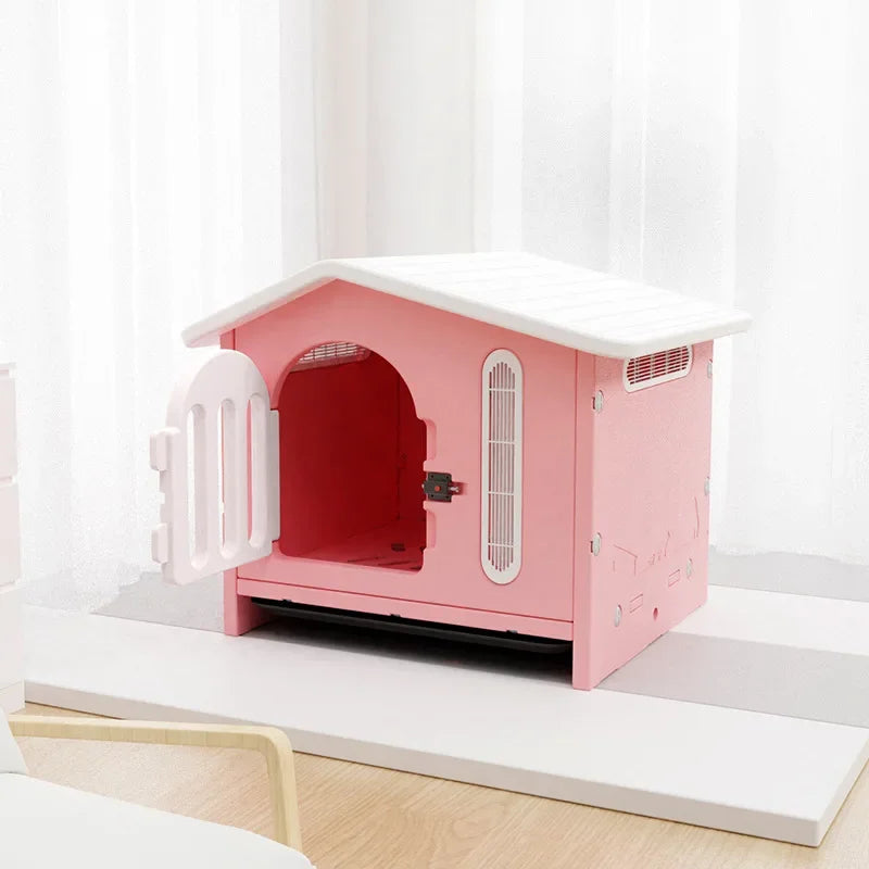 Outdoor All-season Universal Winter Warm Removable Dog House  Kennel Dog Cage