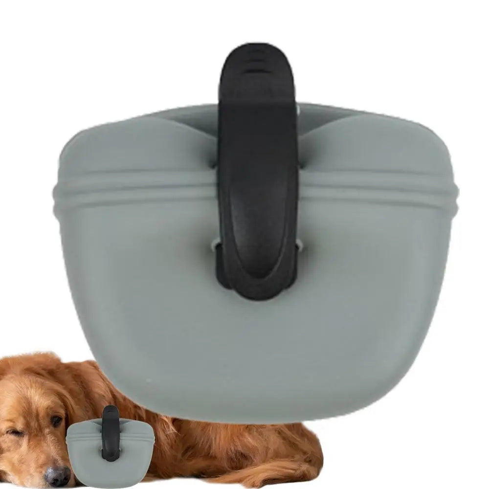 Silicone Treat Pouch For Dogs Portable Silicone Training Container Clip On For Dog Training Training Container Food Reward