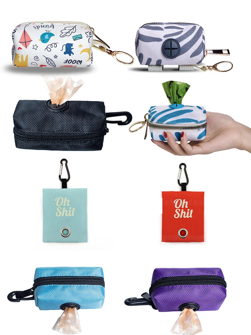 Dog Poop Bags Dispenser Outdoor Puppy Poop Bag Holder Pet Snack Bag Dog Accessories Dog Bags Dispenser