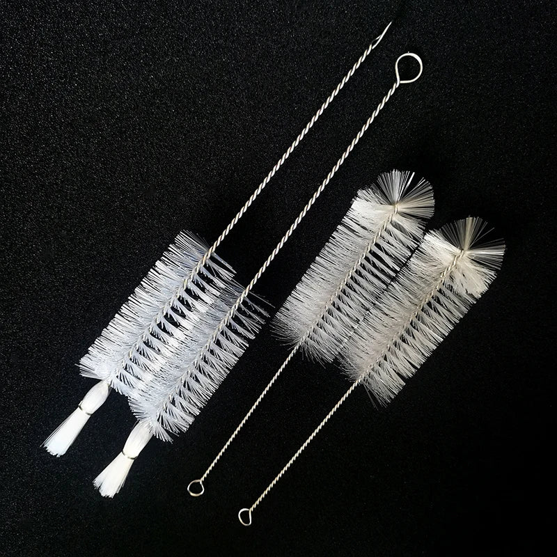 Nylon Aquarium BrushTube Pipe Filter Cleaning Brushes Stainless Steel Water Filter Hose Flexible Aquarium Cleaner Accessories