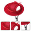 Breathable Dogs Sun Hats Round Brim Dog Visor Hat Outdoor Breathable Sun Protection With Ear Holes Mesh Sun With Adjustable Chin
