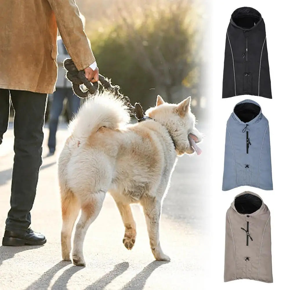 Dog Cold Weather Jackets Waterproof Dog Winter Clothes Comfortable Adjustable Dog Clothes Stylish Reflective Pet Supplies For