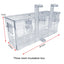 Aquarium Accessories Acrylic Fish Breeding Isolation Box Fish Tank Aquarium Breeder Double Guppies Hatching Incubator